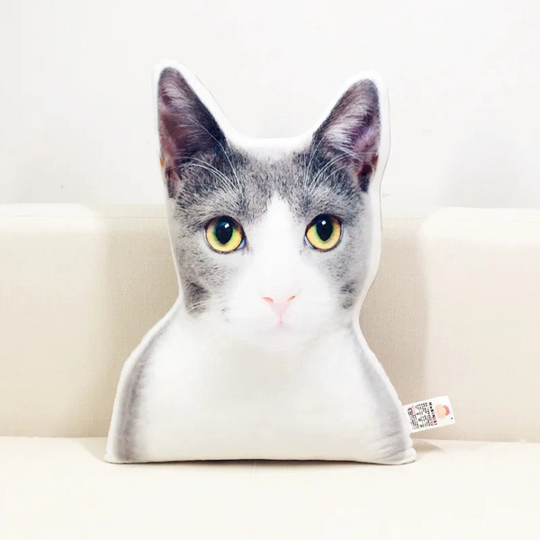 Soft Custom Pet Photo Pillow for Home Decor