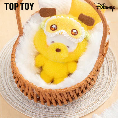 [In Stock] MINISO Disney Squinting Sleepwear Series Plush Keychains Gift Blind Box