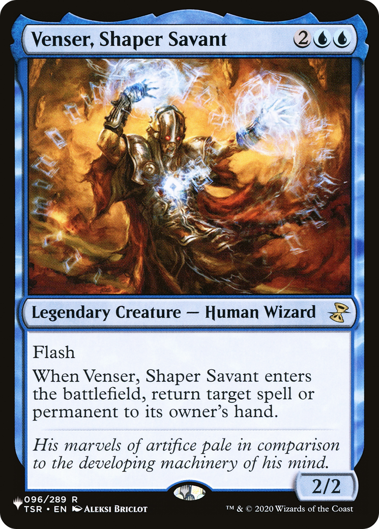 Venser, Shaper Savant (LIST-TSR-96) - The List