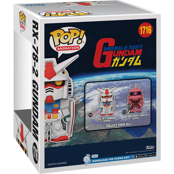 Mobile Suit Gundam RX-78-2 Gundam Super 6 1/4-Inch Funko Pop! Vinyl Figure #1716 - Collectors World Toys