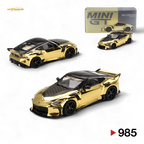 Mini-GT Nissan Z VeilSide FZ400 Gold Chrome LHD - Gold Chrome 1:64