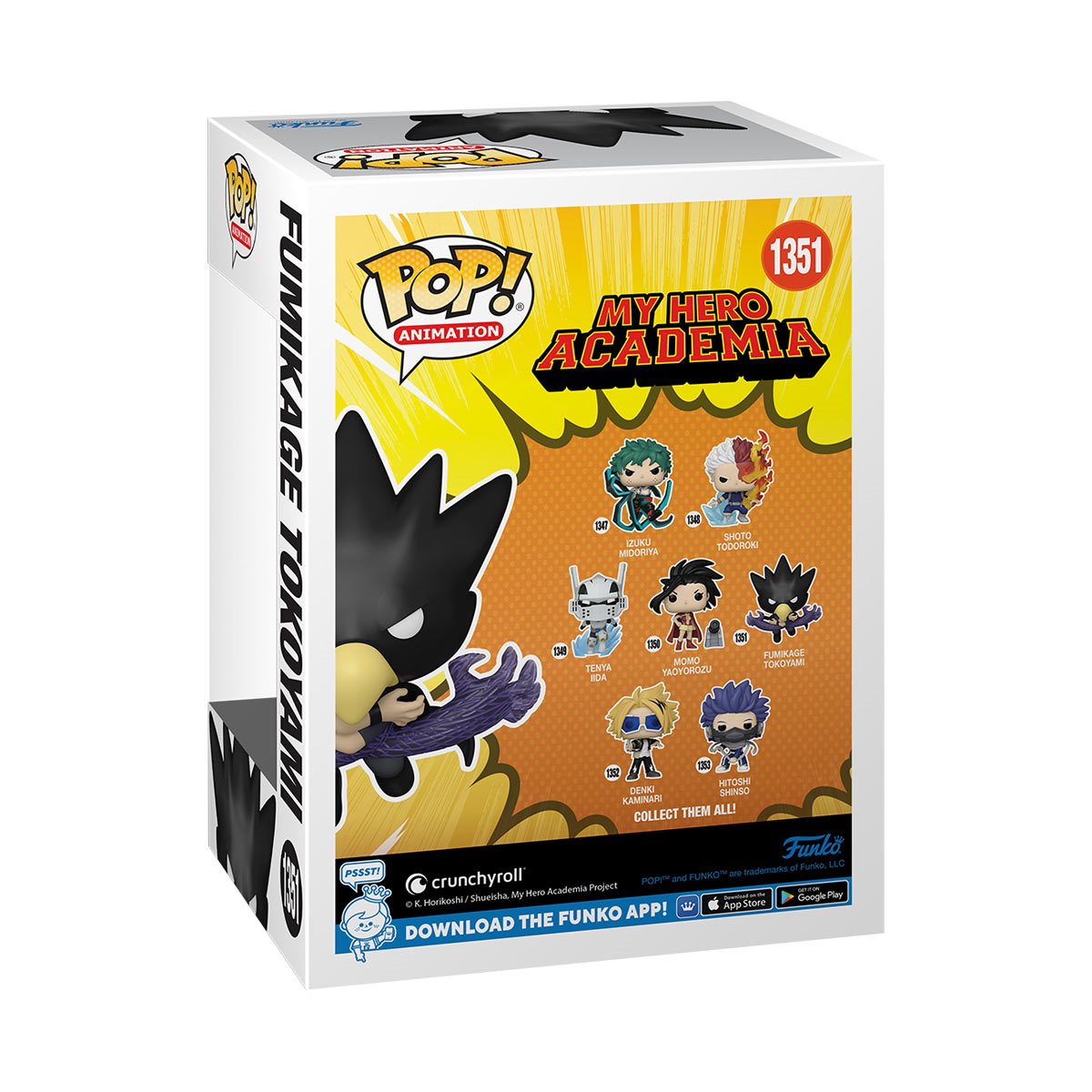 My Hero Academia Fumikage Tokoyami (Fallen Angel) Funko Pop! Vinyl Figure #1351 - Collectors World Toys