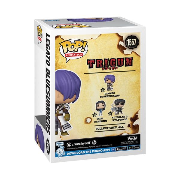 Trigun Legato Bluesummers Funko Pop! Vinyl Figure #1557 - Collectors World Toys