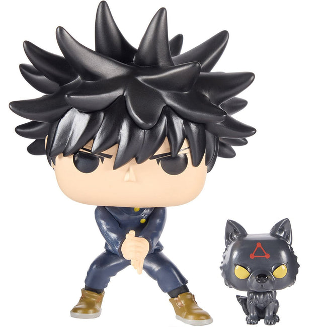 Jujutsu Kaisen Megumi Fushiguro with Dog Funko Pop! Vinyl Figure #1112 - Collectors World Toys Hover Image