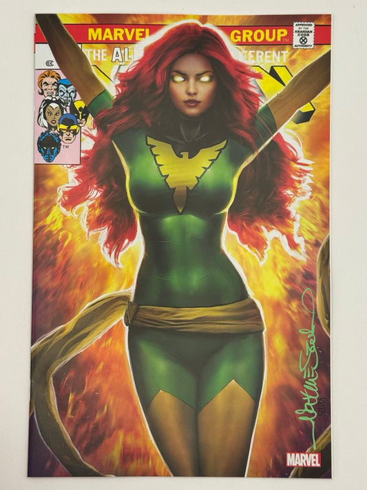 [Signed by Nathan Szerdy] X-MEN #101 FACSIMILE EDITION UNKNOWN COMICS NATHAN SZERDY EXCLUSIVE GREEN VAR [IN STOCK] - Collectors World Toys