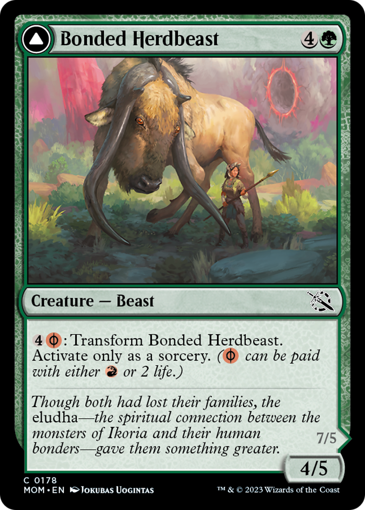 Bonded Herdbeast // Plated Kilnbeast (MOM-178) - March of the Machine