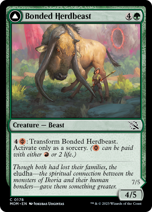 Bonded Herdbeast // Plated Kilnbeast (MOM-178) - March of the Machine