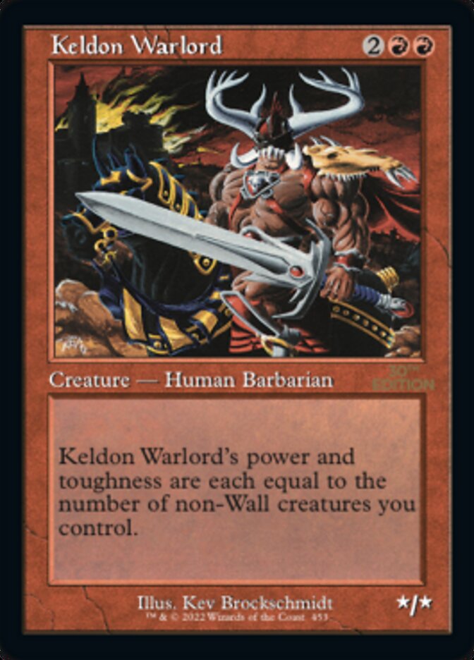 Keldon Warlord (Retro Frame) (30A-453) - 30th Anniversary Edition