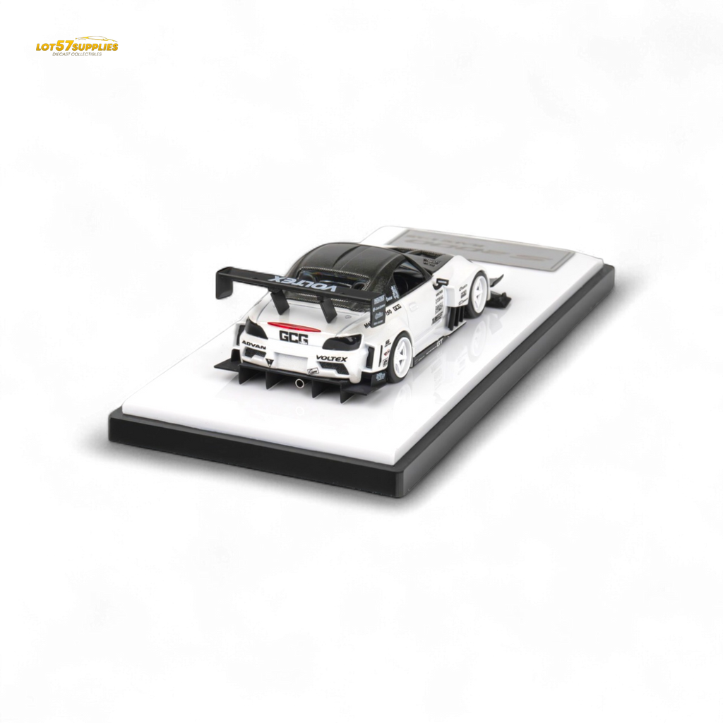 Microturbo Custom S2000 - Metallic White TOP FUEL 1:64 - Collectors World Toys