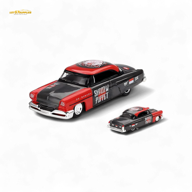 Mini-GT 1954 Lincoln Capri Hot Rod SHADOW PUPPET #874 1:64 MGT00874 - Collectors World Toys Hover Image