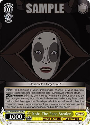 Koh: The Face Stealer (ATLA/WX04-010 C) - Avatar: The Last Airbender