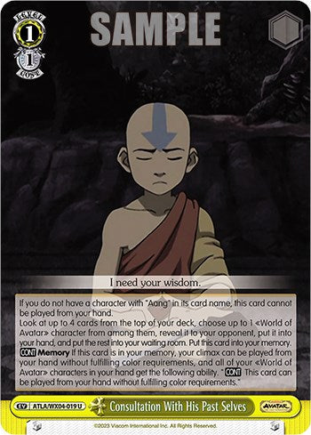 Aang: Consulting His Past Selves (ATLA/WX04-019 U) - Avatar: The Last Airbender