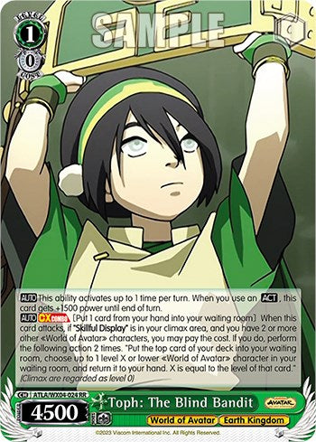 Toph: The Blind Bandit (ATLA/WX04-024 RR) - Avatar: The Last Airbender