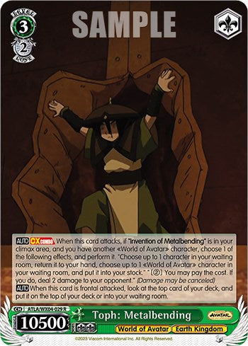 Toph: Metalbending (ATLA/WX04-029 R) - Avatar: The Last Airbender