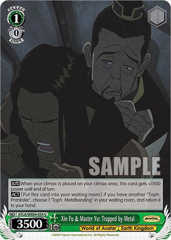 Xin Fu & Master Yu: Trapped by Metal (ATLA/WX04-034 U) - Avatar: The Last Airbender