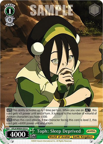 Toph: Sleep Deprived (ATLA/WX04-035 U) - Avatar: The Last Airbender
