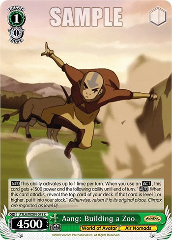 Aang: Building a Zoo (ATLA/WX04-041 C) - Avatar: The Last Airbender