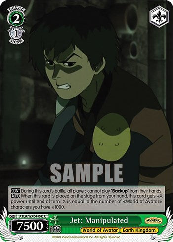Jet: Manipulated (ATLA/WX04-042 C) - Avatar: The Last Airbender