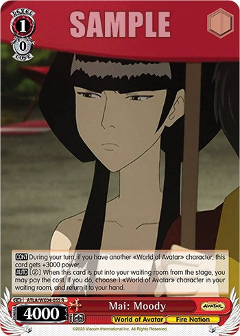 Mai: Moody (ATLA/WX04-055 R) - Avatar: The Last Airbender