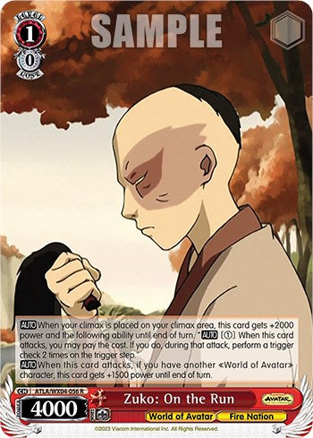 Zuko: On the Run (ATLA/WX04-056 R) - Avatar: The Last Airbender