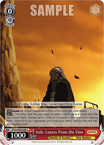 Iroh: Leaves From the Vine (ATLA/WX04-068 C) - Avatar: The Last Airbender