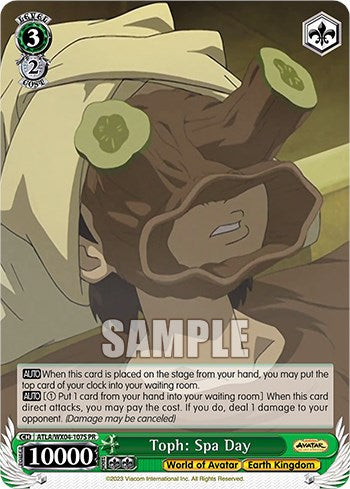 Toph: Spa Day (Foil) (ATLA/WX04-107S PR) - Avatar: The Last Airbender