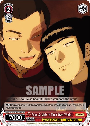 Zuko & Mai: In Their Own World (Foil) (ATLA/WX04-109S PR) - Avatar: The Last Airbender
