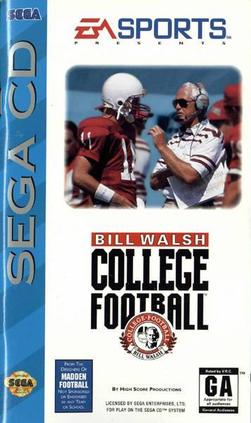 Bill Walsh College Football (Sega CD) Main image