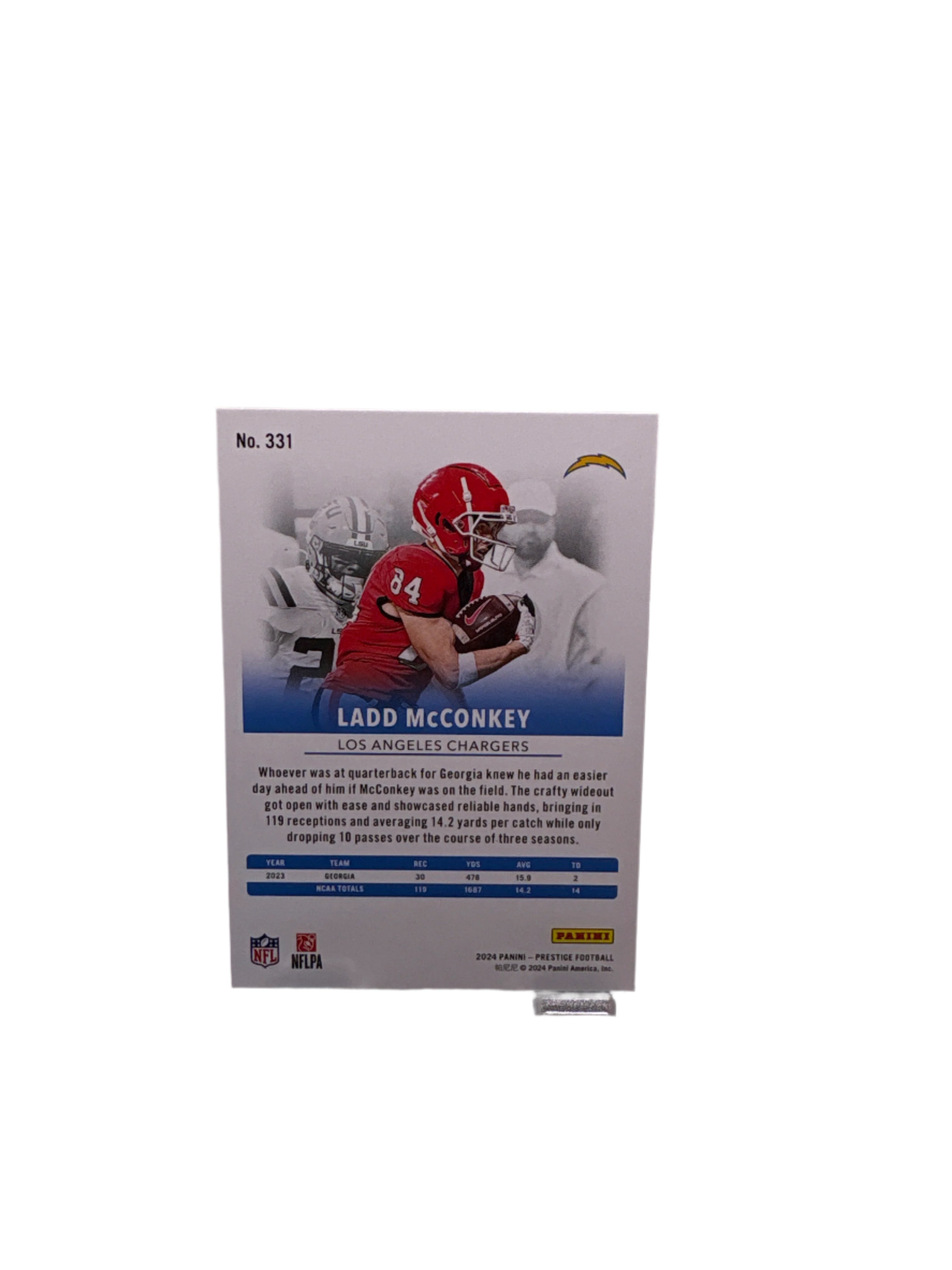 Panini Prestige Ladd McConkey