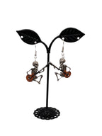 Skelton with Guitar earrings