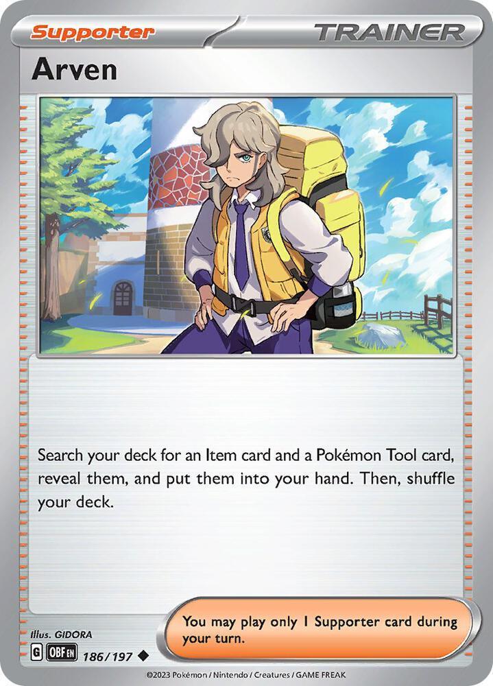 Arven (186/197) [Scarlet & Violet: Obsidian Flames] Main image