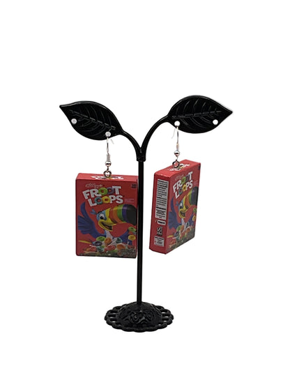 Box Cereal Earrings multi color