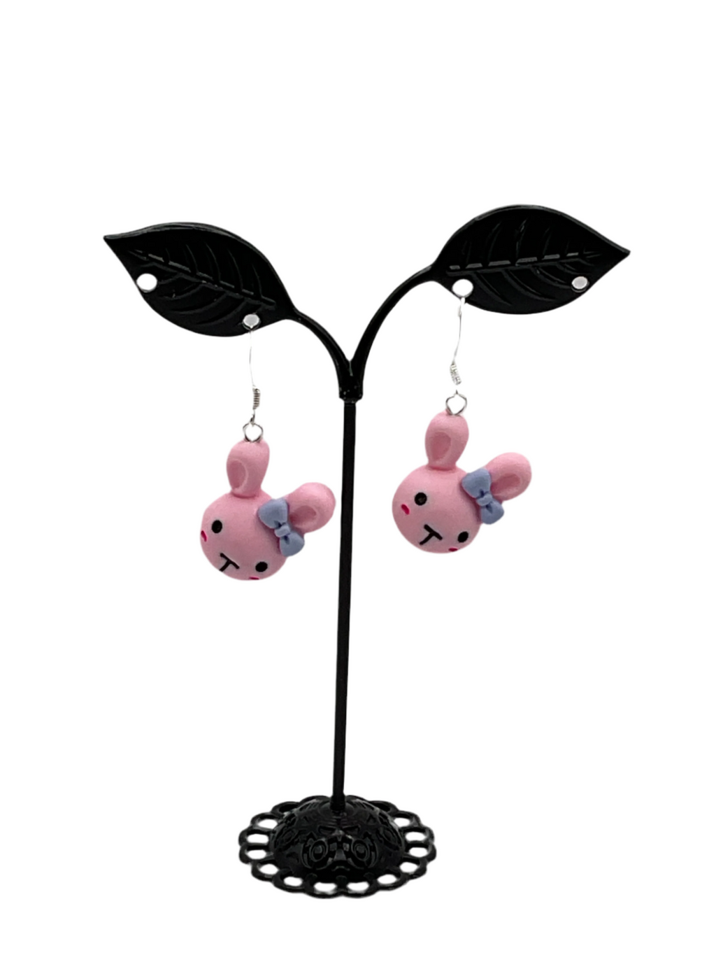 Pink Bunny Earrings