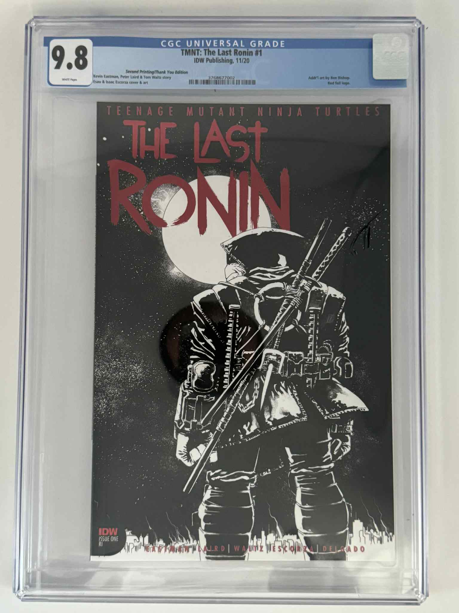 TMNT: The Last Ronin #1 CGC 9.8 Blue Label Escorza Exclusive Var Main image