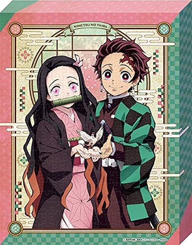 Demon Slayer Kimetsu No Yaiba Tanjiro and Nezuko Artboard Jigsaw Puzzle - Canvas Style - Collectors World Toys