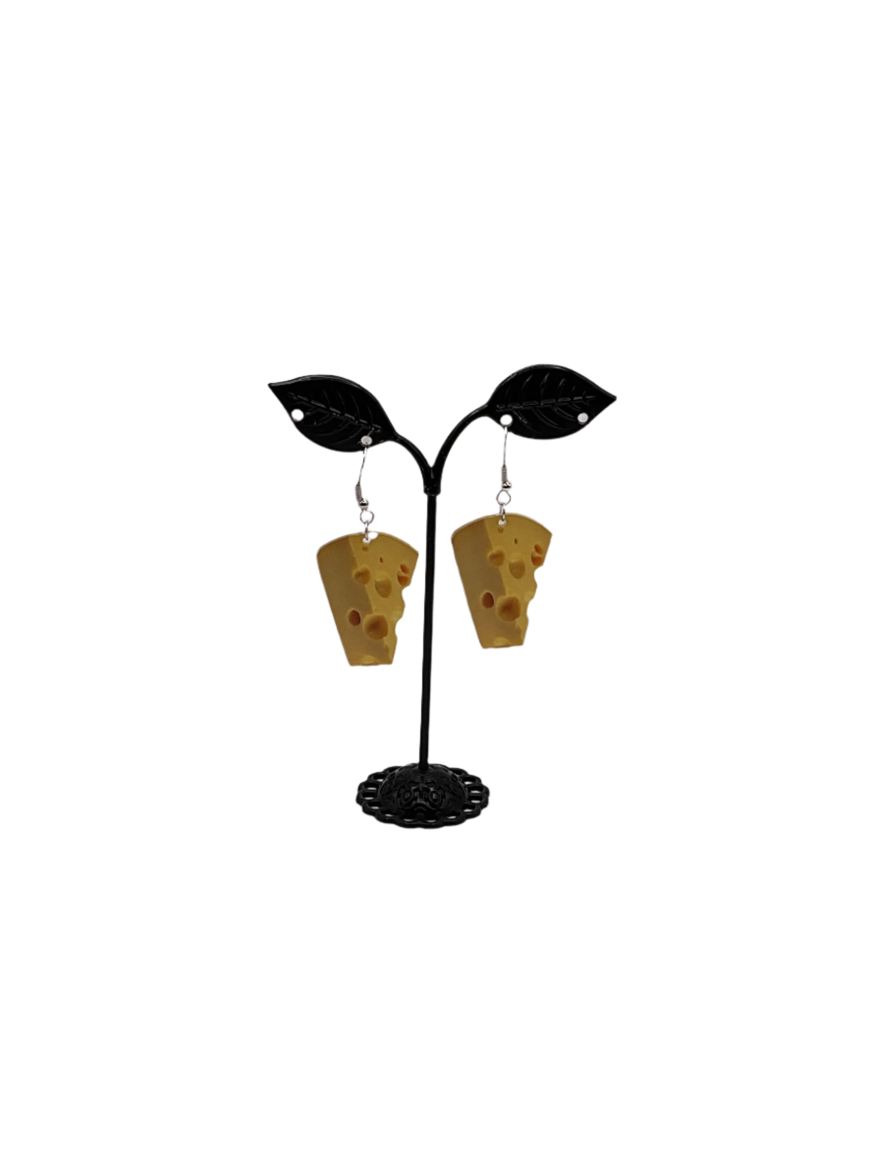 Chunks of Swiss Cheese Earrings