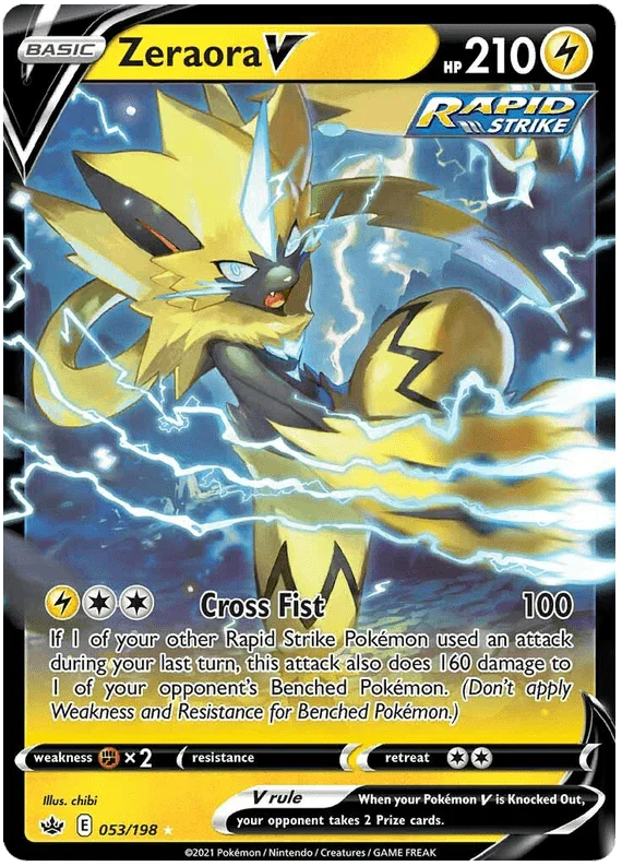 Zeraora V (053/198) [Sword & Shield: Chilling Reign] Main image