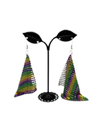 Metal Chain Sheet Earrings