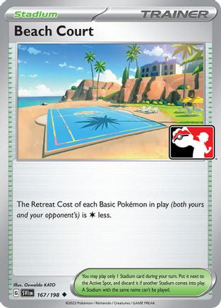 Beach Court 167/198 - Prize Pack Series Cards Holofoil Main image