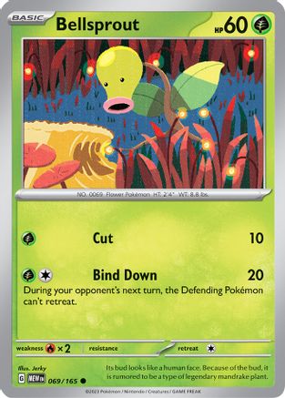 Bellsprout 069/165 - SV Scarlet & Violet 151 Main image