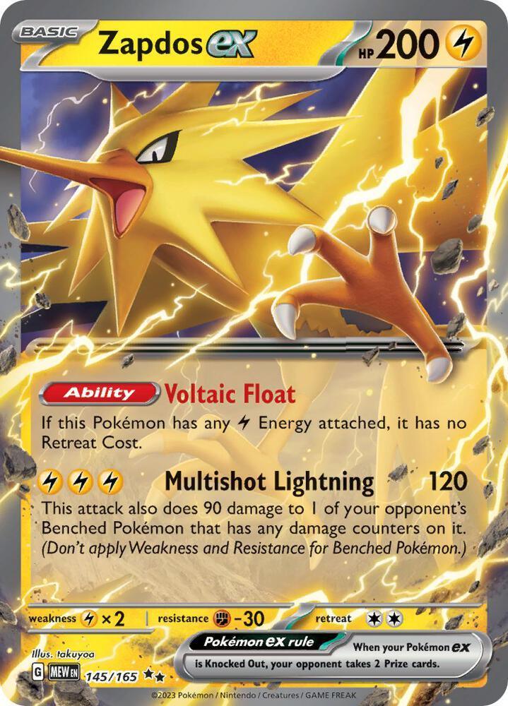 Zapdos ex (145/165) [Scarlet & Violet: 151] Main image