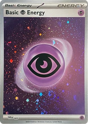 Basic Psychic Energy (Cosmos Holo) 005 - SV01 Scarlet & Violet Base Set Holofoil Main image