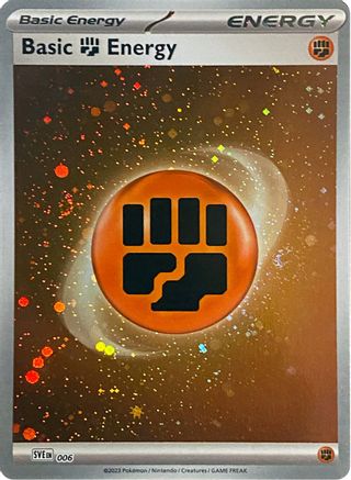 Basic Fighting Energy (Cosmos Holo) 006 - SV01 Scarlet & Violet Base Set Holofoil Main image