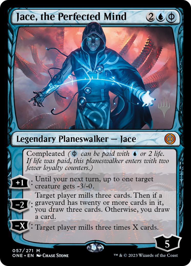 Jace, the Perfected Mind (PPONE-057) - Phyrexia: All Will Be One Promos