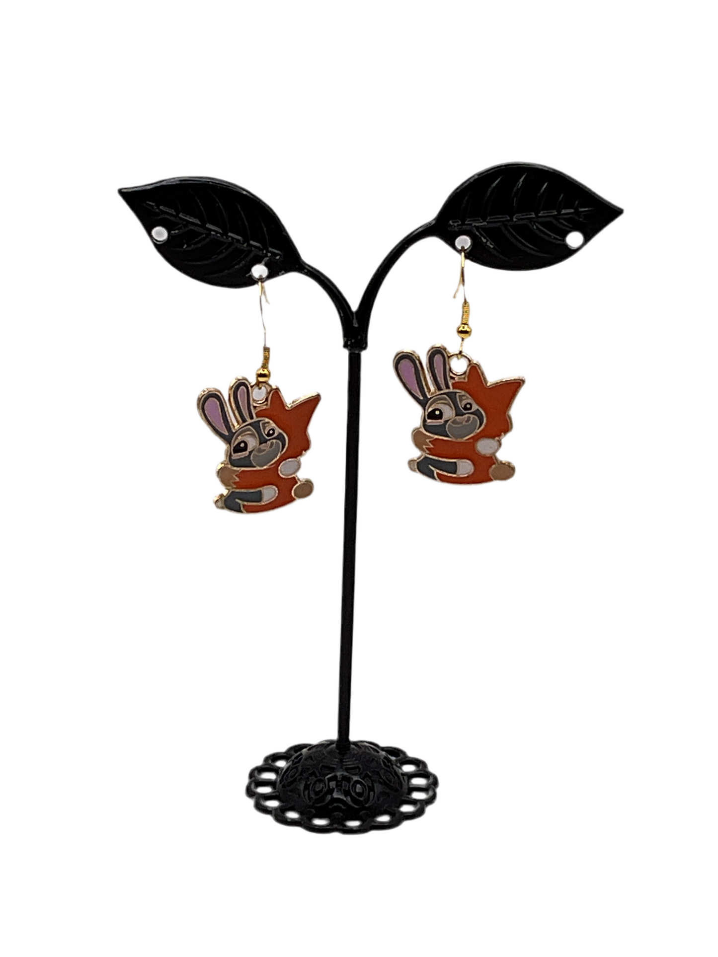 Zootopia Character Earrings Judy Hopps And Nick Wilde Judy Hopps Facing Forward