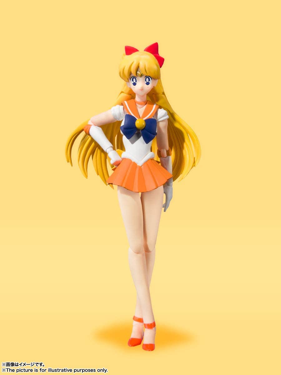 Sailor Venus -Animation Color Edition- "Pretty Guardian Sailor Moon", Bandai Tamashii Nations S.H. Figuarts Figure - Collectors World Toys
