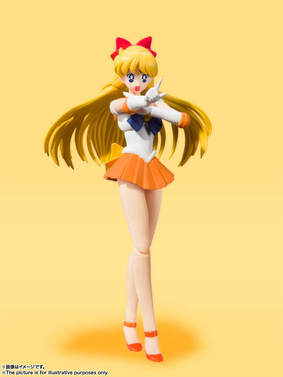Sailor Venus -Animation Color Edition- "Pretty Guardian Sailor Moon", Bandai Tamashii Nations S.H. Figuarts Figure - Collectors World Toys