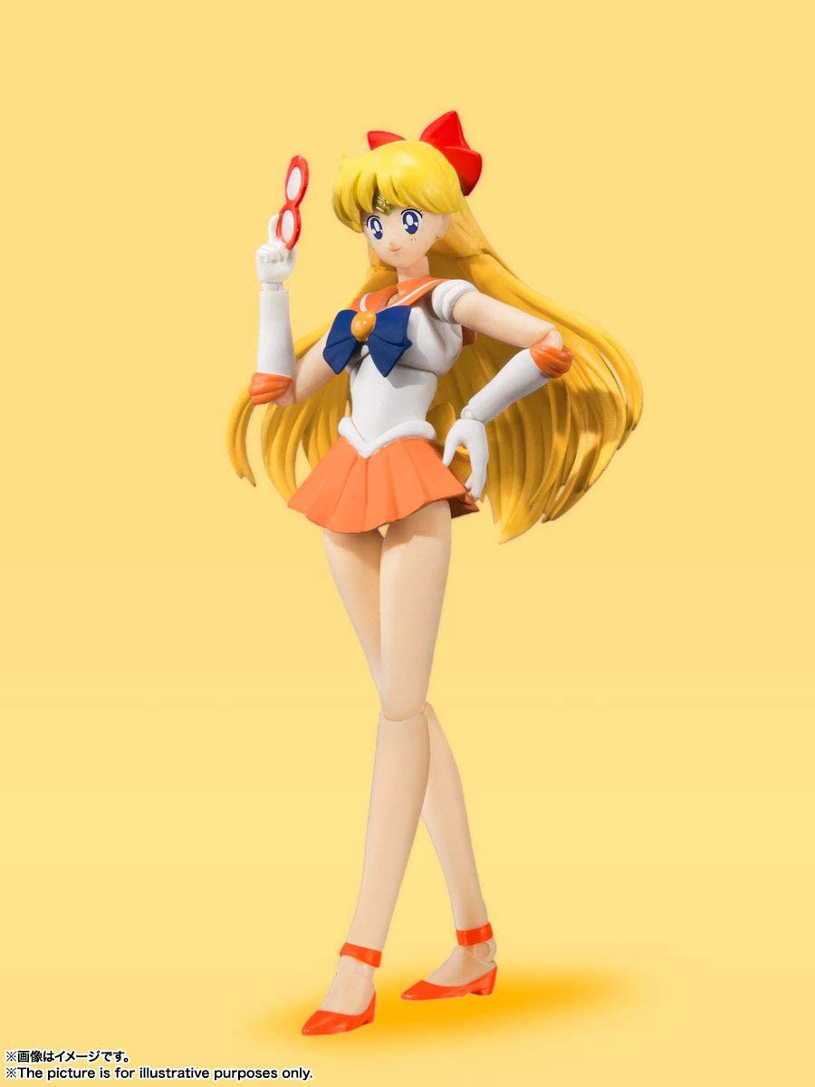 Sailor Venus -Animation Color Edition- "Pretty Guardian Sailor Moon", Bandai Tamashii Nations S.H. Figuarts Figure - Collectors World Toys