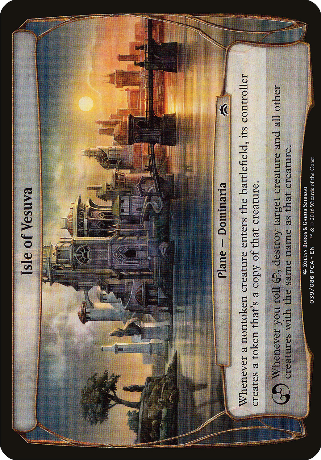 Isle of Vesuva (OVER-039) - Planechase Anthology Planes