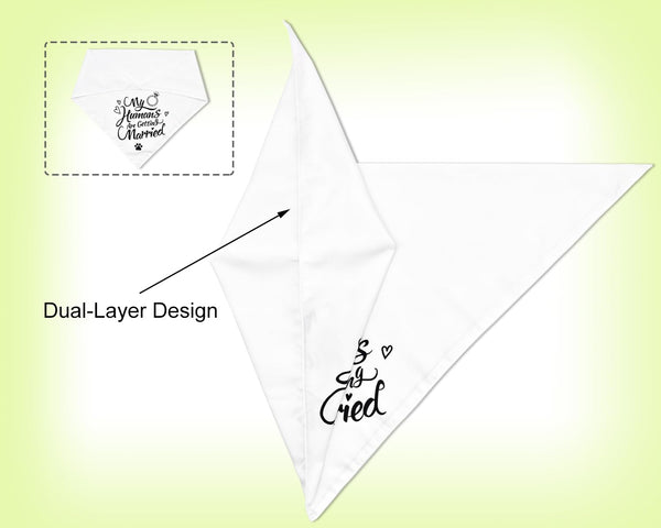 2PCS Christmas Dog Bandanas – Red and Green Plaid with Tassels